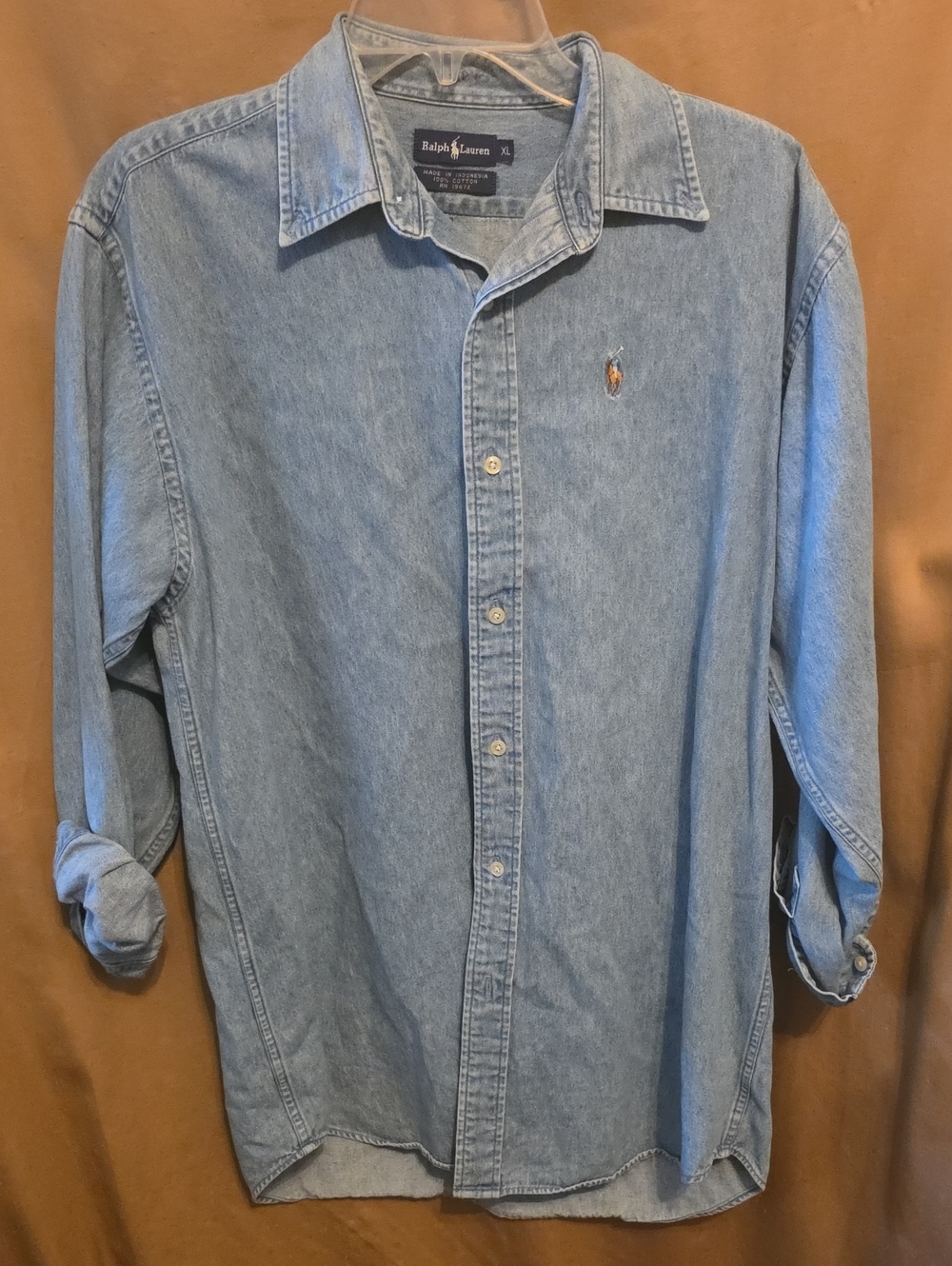 Mens' Polo Ralph Lauren Denim Button Up XL